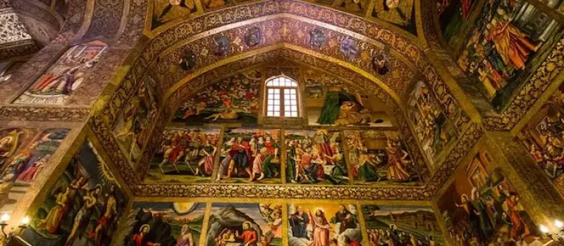 نقاشی های روی دیوار کلیسای وانک اصفهان 85783468